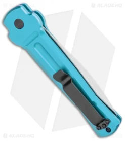 AKC X-treme Ace Automatic Knife Light Blue (3.6" Satin) 6 AKC X-treme Ace Automatic Knife Light Blue (3.6" Satin) -Online Knives Store AKC X treme Ace Auto Light Blue Satin BHQ 105418 jr side