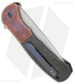 Aaron Fredrick Custom FS-1 Flipper Knife LSCF/Copper (3.9" Satin) 6 Aaron Fredrick Custom FS-1 Flipper Knife LSCF/Copper (3.9" Satin) -Online Knives Store Aaron Fredrick Custom FS 1 LSCF copper satin BHQ 71967 er side