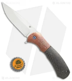 Aaron Fredrick Custom FS-1 Flipper Knife LSCF/Copper (3.9" Satin) 7 Aaron Fredrick Custom FS-1 Flipper Knife LSCF/Copper (3.9" Satin) -Online Knives Store Aaron Fredrick Custom FS 1 LSCF copper satin BHQ 71967 er size
