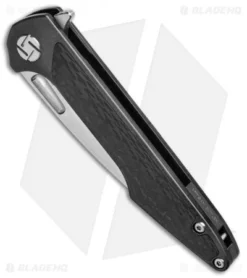 Online Knives Store -Online Knives Store Artisan Cutlery Small Archaeo FL Black Ti CF Satin ATZ1821GSBKM BHQ 93338 jr spine