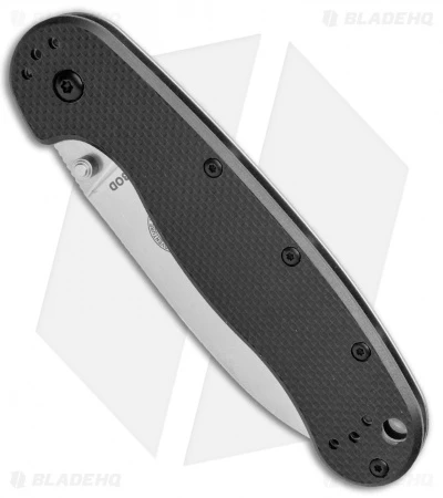 BRK Jeff Randall Avispa Frame Lock Knife Black (3.5" SK-5 Stonewash) 2 BRK Jeff Randall Avispa Frame Lock Knife Black (3.5" SK-5 Stonewash) - Image 2
