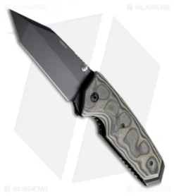 Hogue Knives EX02 Knife Tanto Green G-Mascus (3.375" Black Plain) 34268