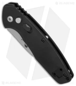 Bear OPS Bold Action X Automatic Knife Black Aluminium (2.6" Bead Blast) -Online Knives Store Bear Ops Bold Action X black aluminum BB BHQ 82584 er spine
