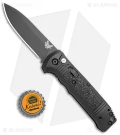 Benchmade 4400BK Casbah Automatic Knife Black Grivory (3.4" Black) 8 Benchmade 4400BK Casbah Automatic Knife Black Grivory (3.4" Black) -Online Knives Store Benchmade 4400 Casbah Black Grivory Black 4400BK BHQ 51630 jr bottlecap 2