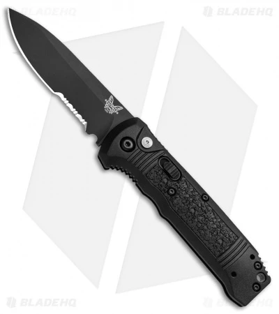 Benchmade 4400SBK Casbah Automatic Knife Black Grivory (3.4" Black Serr) 1 Benchmade 4400SBK Casbah Automatic Knife Black Grivory (3.4" Black Serr)