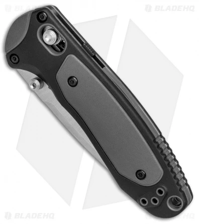 Benchmade 595S Mini Boost AXIS-Assist Knife Black/Gray (3.11" Satin Serr) 2 Benchmade 595S Mini Boost AXIS-Assist Knife Black/Gray (3.11" Satin Serr) - Image 2