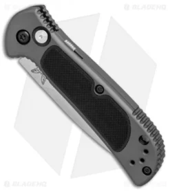 Benchmade 9750 Mini Coalition Automatic Knife Gray Al/Black G-10 (2.9" Satin) 6 Benchmade 9750 Mini Coalition Automatic Knife Gray Al/Black G-10 (2.9" Satin) -Online Knives Store Benchmade 9750 Mini Coalition gray al black G10 satin BHQ 75501 er spine 2