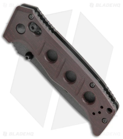 Benchmade Mini Adamas AXIS Lock Knife Burgundy Micarta (3.3" Black) 273BK-2201 2 Benchmade Mini Adamas AXIS Lock Knife Burgundy Micarta (3.3" Black) 273BK-2201 - Image 2