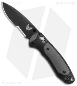 Online Knives Store 20 Benchmade 595SBK Mini Boost AXIS-Assist Knife Black/Gray (3.11" Black Serr)