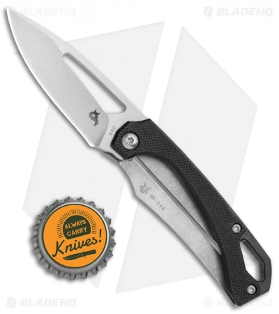 BlackFox Racli Frame Lock Folding Knife Black G-10 (2.5" Stonewash) 01FX855 4 BlackFox Racli Frame Lock Folding Knife Black G-10 (2.5" Stonewash) 01FX855 - Image 4