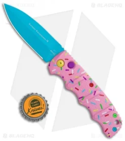 Boker Dessert Warrior Kalashnikov Dagger Automatic Knife (3.25" Blue) Donut -Online Knives Store Boker Dessert Warrior Kalashnikov Dagger Auto Donut Blue 01KALS72NSOI BHQ 108010 jr bottlecap