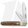 Boker Enigma Slip Joint/Lockback Folding Knife Stag (3.25" Satin) 113031