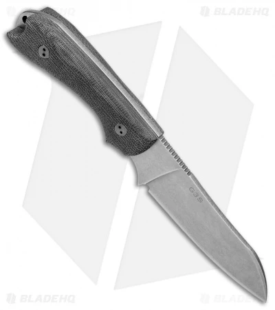 Bradford Knives Guardian3 Fixed Blade 3D Black Micarta (Sheepsfoot/M390/SW) 2 Bradford Knives Guardian3 Fixed Blade 3D Black Micarta (Sheepsfoot/M390/SW) - Image 2