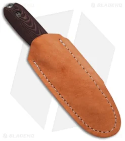 Bradford Knives Guardian3.5 Knife 3D Chocolate/Red Richlite (Sheepsfoot/Nimbus) -Online Knives Store Bradford Knives Guardian 3in Knife 3D Chocolate Red Richlite Sheepsfoot Nimbus BHQ 145485 td sheath