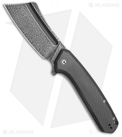 CIVIVI Bullmastiff Liner Lock Knife Twill Carbon Fiber (3.8" Black Damascus) 1 CIVIVI Bullmastiff Liner Lock Knife Twill Carbon Fiber (3.8" Black Damascus)