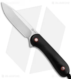 CIVIVI Elementum Fixed Blade Knife Contoured Black G-10 (4" Satin)