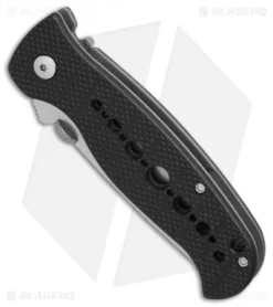 CRKT Crawford Falcon Liner Lock Knife Black Zytel (3.875" Satin) 6232 -Online Knives Store CRKT Crawford Falcon black zytel satin BHQ 76310 er spine