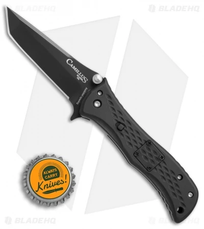Camillus Fire Blade Tanto Spring Assisted Knife Black Zytel (2.8" Black) 716 4 Camillus Fire Blade Tanto Spring Assisted Knife Black Zytel (2.8" Black) 716 - Image 4