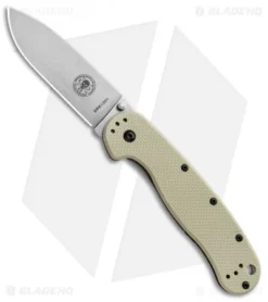 BRK Jeff Randall Avispa Frame Lock Knife Desert Tan (3.5" Stonewash D2)