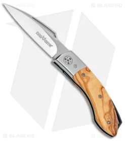 Fox Dream Catcher Liner Lock Knife Olive Wood (3.15" N690Co)