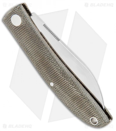 Fox Knives Livri Slip Joint Knife Green Micarta (2.75" Satin) FX-273 3 Fox Knives Livri Slip Joint Knife Green Micarta (2.75" Satin) FX-273 - Image 3