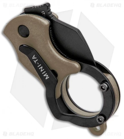 Fox Knives Mini-TA Liner Lock Karambit Knife Coyote (1" Black) FX-536CBB 3 Fox Knives Mini-TA Liner Lock Karambit Knife Coyote (1" Black) FX-536CBB - Image 3