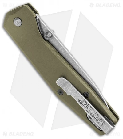 Gerber Fuse Liner Lock Knife Flat Sage Green GFN (3.4" SW) 30-001875 3 Gerber Fuse Liner Lock Knife Flat Sage Green GFN (3.4" SW) 30-001875 - Image 3