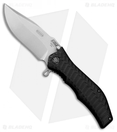 HTM Darrel Ralph Gun Hammer Bowie Liner Lock Knife Black (3.5" Stonewash) 1 HTM Darrel Ralph Gun Hammer Bowie Liner Lock Knife Black (3.5" Stonewash)