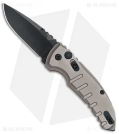 Hogue Knives A01 Microswitch Automatic Knife Flat Dark Earth (2.6" Black) 24117
