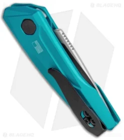 Kershaw Launch 9 Automatic Knife Teal (1.8" Working) 7250TEALSW -Online Knives Store Kershaw Launch 9 Auto Blue Working KER7250TEALSW BHQ 115103 jr side