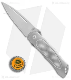 Kizer Jernigan Wakulla Spear Point Frame Lock Knife Ti (3.5" Satin) Ki4497A1 -Online Knives Store Kizer Jernigan Wakulla spear point ti satin Ki4497A1 BHQ 52404 er size