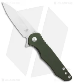 Kizer Mikkel Willumsen Barbosa Liner Lock Knife OD Green G10 (3" Satin) V3487N2