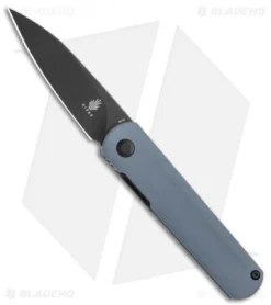 Kizer Vanguard Feist Front Flipper Knife Gray G-10 (2.8" Black) - BD1N