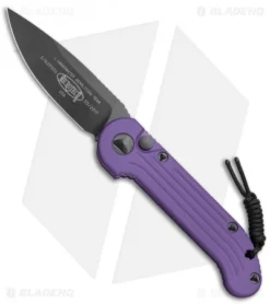 Microtech LUDT Automatic Knife Purple (3.4" Black) 135-1PU