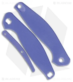 Real Steel E771 Neon Blue G-10 Replacement Scales For Real Steel Sea Eagle
