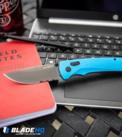 SOG Flash AT-XR Lock Knife Civic Cyan GRN (3.45" Dark Gray Serr) -Online Knives Store SOG Flash AT XR Lock Knife Civic Cyan GRN Stonewash Serr BHQ 105721 kp desk web