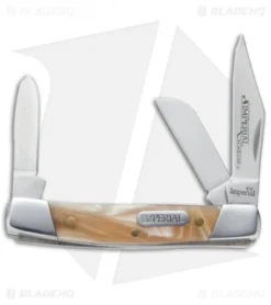 Imperial Small Stockman Knife 2.75" Pink Swirl Acrylic IMP18PS