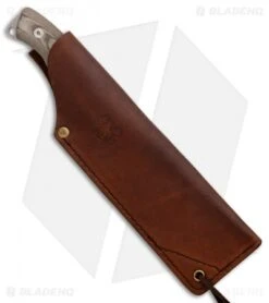White River Camp Cleaver Fixed Blade Knife Black/Brown Richlite (5.5" SW) 6 White River Camp Cleaver Fixed Blade Knife Black/Brown Richlite (5.5" SW) -Online Knives Store White River Camp Cleaver Black Brown Richlite SW BHQ 85347 er sheath