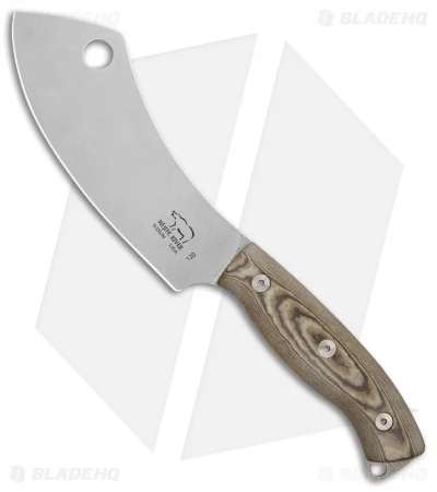 White River Camp Cleaver Fixed Blade Knife Black/Brown Richlite (5.5" SW) 1 White River Camp Cleaver Fixed Blade Knife Black/Brown Richlite (5.5" SW)