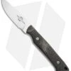 White River Knives Small Game Fixed Blade Knife Black/Burlap Micarta (3" Satin)