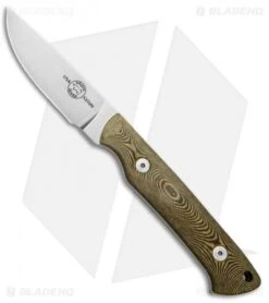 White River Knives Small Game Fixed Blade Knife Black/Maple Richlite (3" Satin)