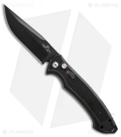 Bear OPS Bold Action VII Automatic Knife Black Zytel (3.375" Black)
