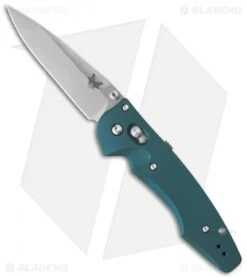 Online Knives Store 24 Benchmade Large Emissary 3.5 AXIS-Assist Knife Aqua (3.45" Satin) 477-1