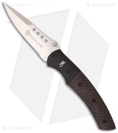 Browning Black Label Sliver Liner Lock Knife Carbon Fiber (3" Satin) 131BL 1 Browning Black Label Sliver Liner Lock Knife Carbon Fiber (3" Satin) 131BL
