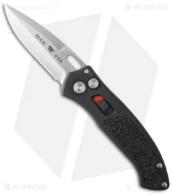Buck Knives Buck Impact Automatic Knife Black (3.125" Satin) 0898BKS