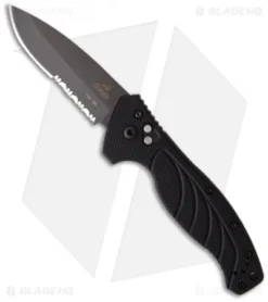 Gerber Auto Emerson Alliance Automatic Knife (3.5" Black Serr) 07158
