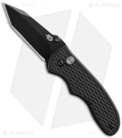 New Release 3 Gerber Mini FAST Draw Tanto Knife Assisted Opening (2.13" Black Plain)