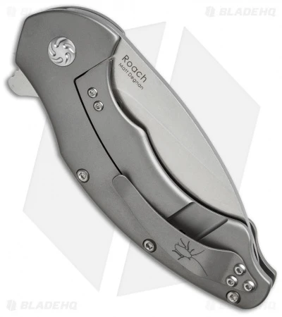 Kizer Degnan Roach Flipper Knife Titanium (3.5" Satin) Ki4477 2 Kizer Degnan Roach Flipper Knife Titanium (3.5" Satin) Ki4477 - Image 2