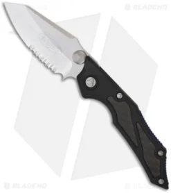 Microtech Select Fire M/A Knife Manual Folder (3.5" Stonewash Serr) 129-11