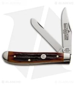 Queen Cutlery Mini Trapper Knife 3.5" Aged Honey Bone 51T-ACSB